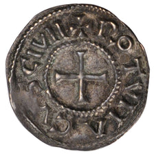 Munten, Frankrijk, Denarius, Rouen, PR, Zilver, Nouchy:194 d