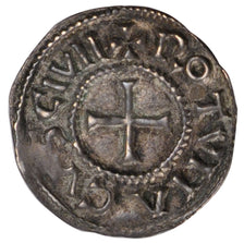 Coin, France, Denarius, Rouen, AU(55-58), Silver, Nouchy:194 d