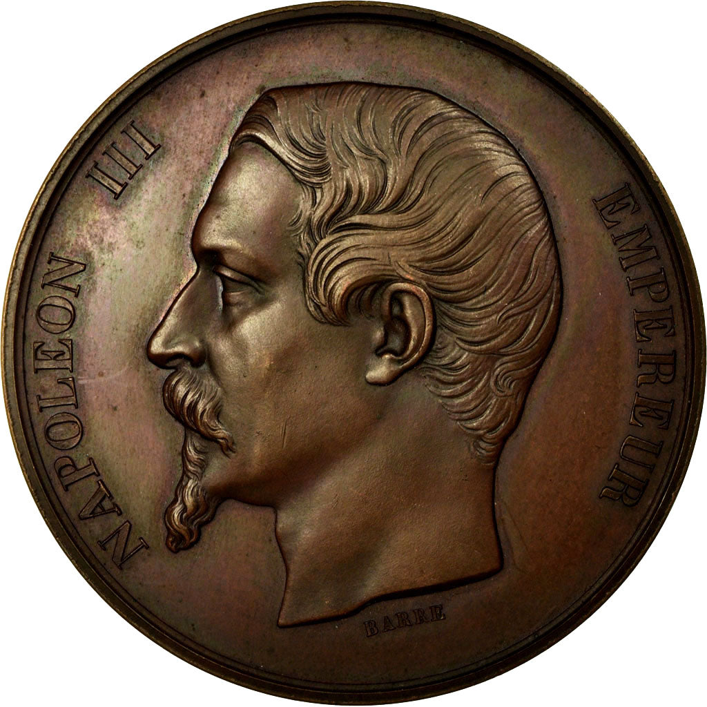 France, Medal, Napoléon III, Conservatoire de Musique et Déclamation, 1859