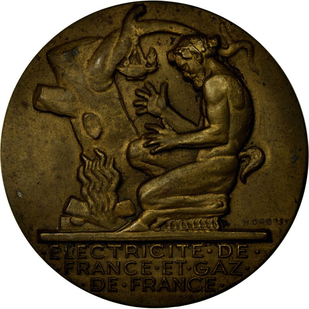 Frankrijk, Medaille, Électricité de France et gaz de France, Dropsy, PR