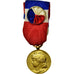 France, Médaille d'honneur du travail, Medal, Excellent Quality, Mattei, Gilt