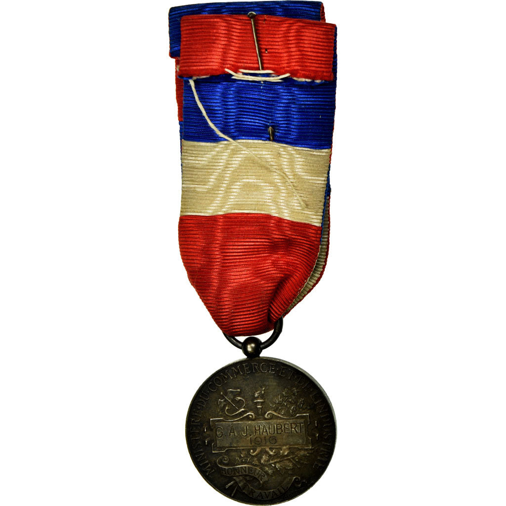 France, Médaille d'honneur du travail, Medal, 1916, Very Good Quality, Borrel
