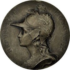 France, Medal, Marianne Casquée, République Française, MS(60-62), Silvered