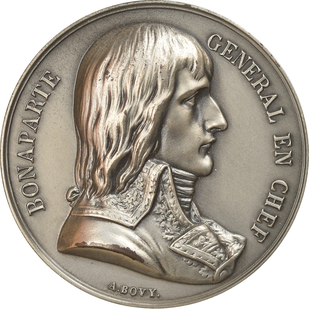 France, Medal, Napoléon Ier en Egypte, 1969, Bovy, Restrike, MS(63), Silver