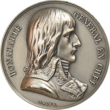 France, Medal, Napoléon Ier en Egypte, 1969, Bovy, Restrike, MS(63), Silver