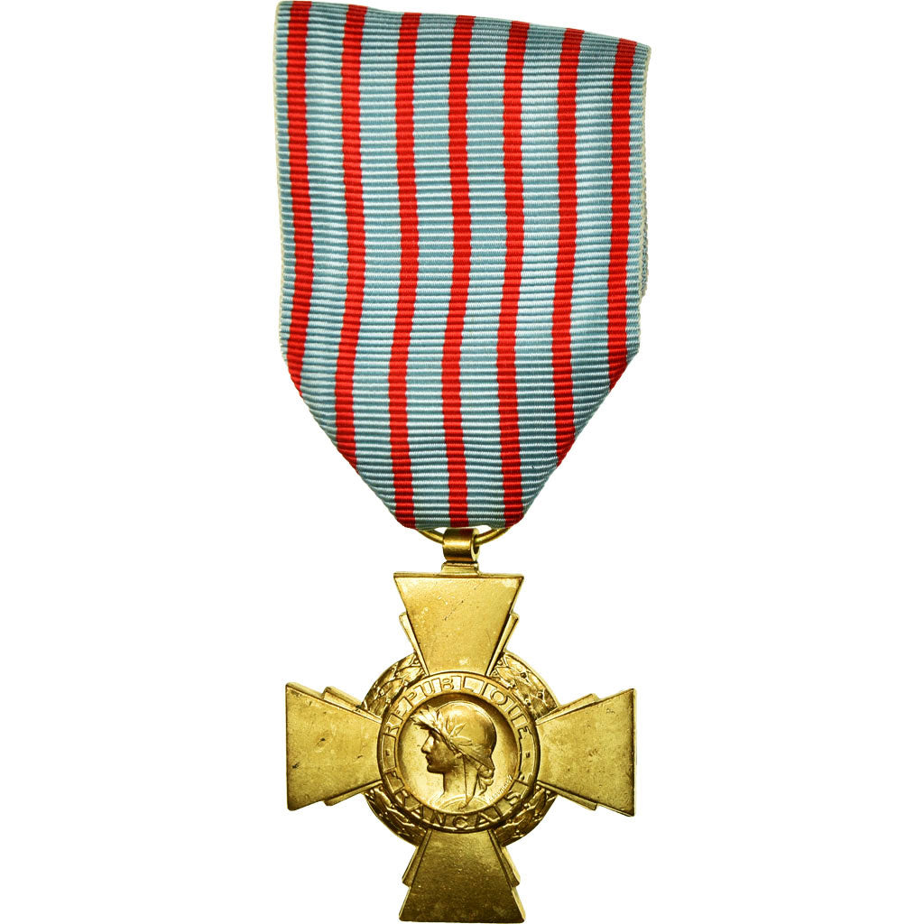 France, Croix du Combattant, Médaille, 1914-1918, Non circulé, Bronze, 37