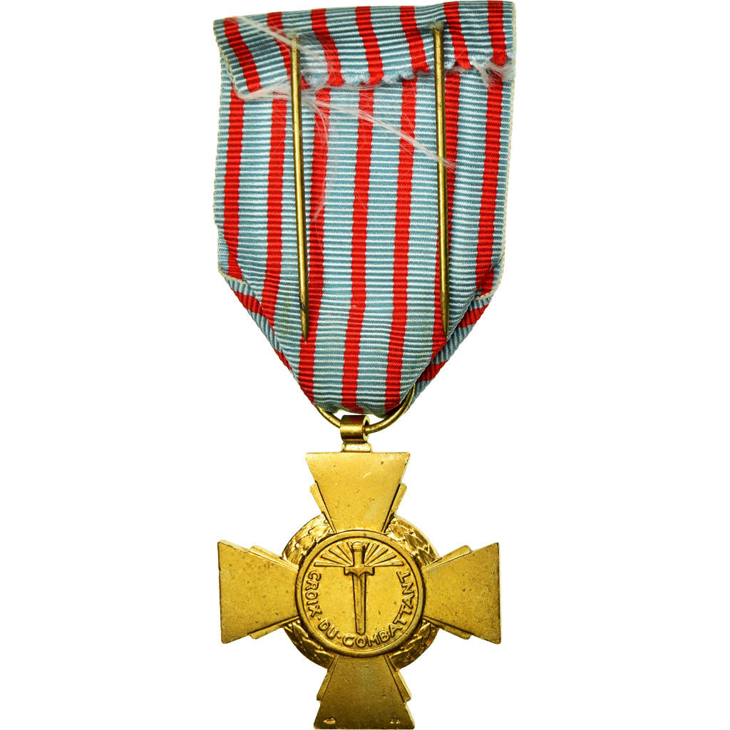 France, Croix du Combattant, Médaille, 1914-1918, Non circulé, Bronze, 37
