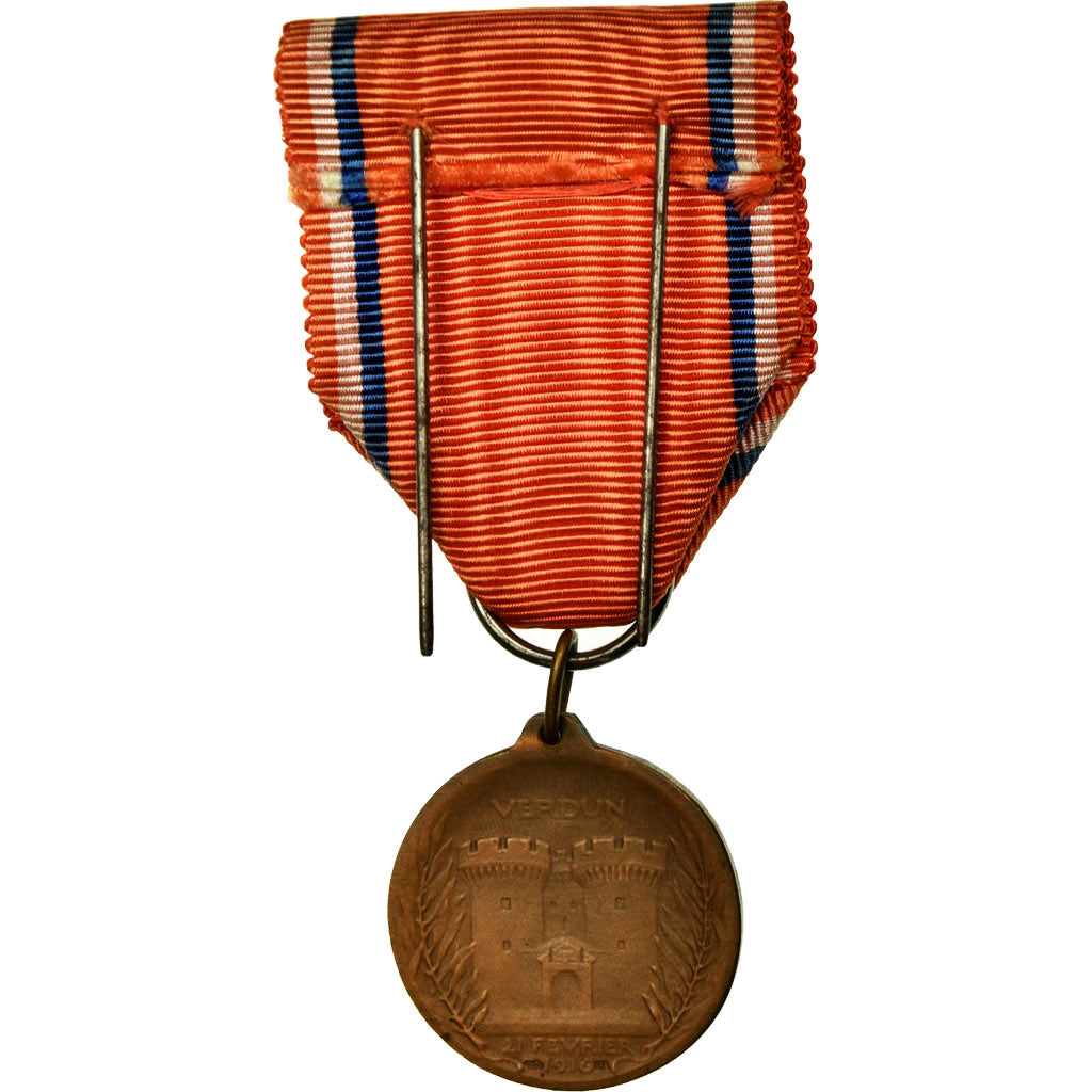 France, Verdun , On ne passe pas, Médaille, 1914-1918, Non circulé, Vernier