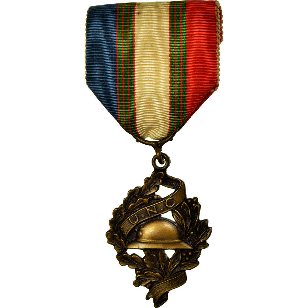 Frankreich, Union Nationale des Combattants, Medaille, Excellent Quality