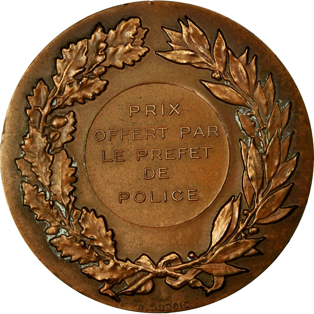 France, Medal, Prix Offert par le Préfet de Police, Paris, 1968, Turin