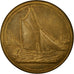 France, Medal, Bateaux à Voile, Mer, La Bernerie, 1903, Desaide, AU(50-53)
