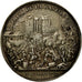 France, Médaille, Prise de la Bastille , Donjon de Vincennes, 1844, Rogat, TTB
