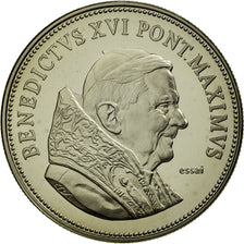 Vatican, Medal, Le Pape Benoit XVI, MS(65-70), Copper-nickel