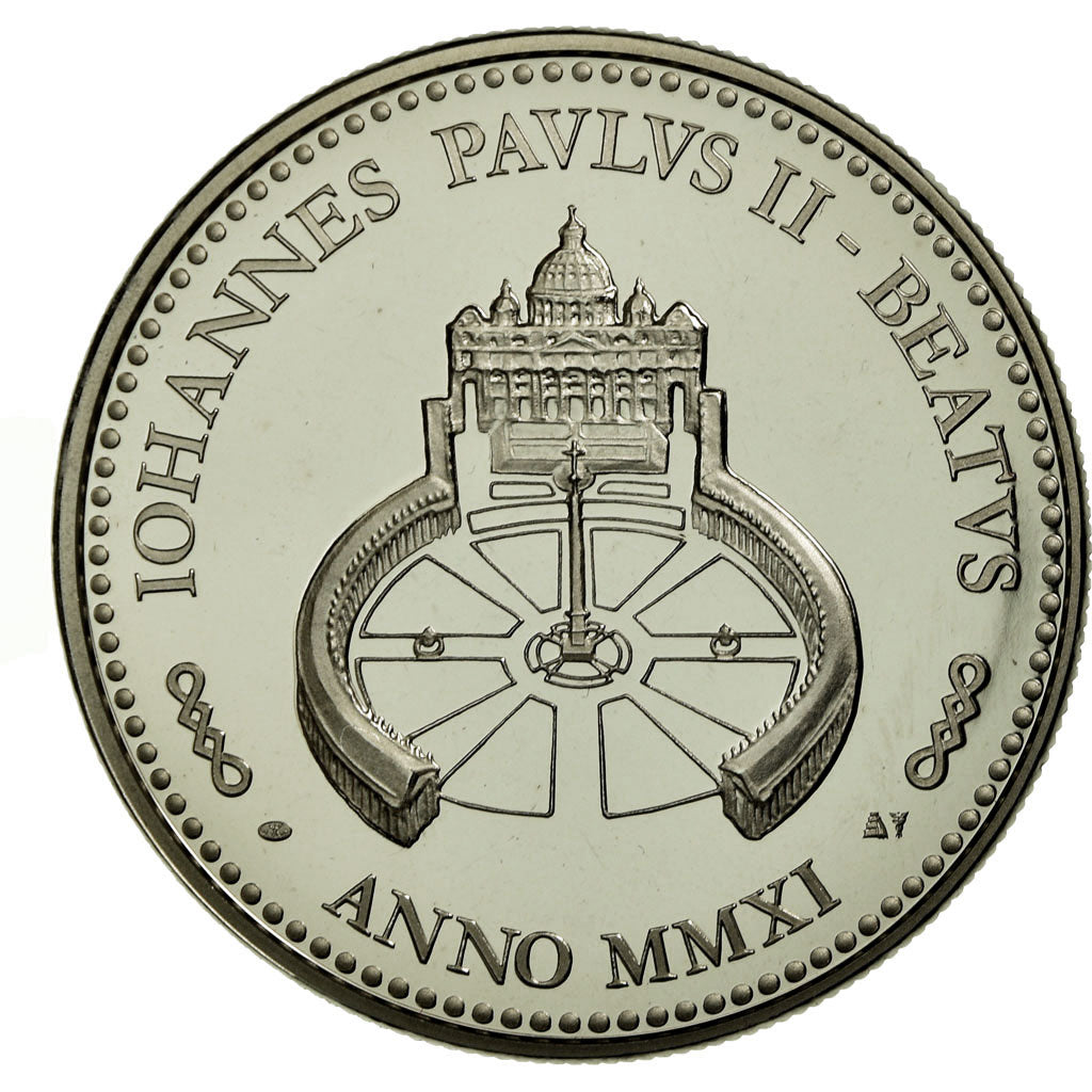 Vatican, Medal, Le Pape Jean-Paul II, MS(65-70), Copper-nickel