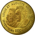 France, Medal, Centenaire du Cinéma, Frères Lumière, 1995, MS(64), Gilt