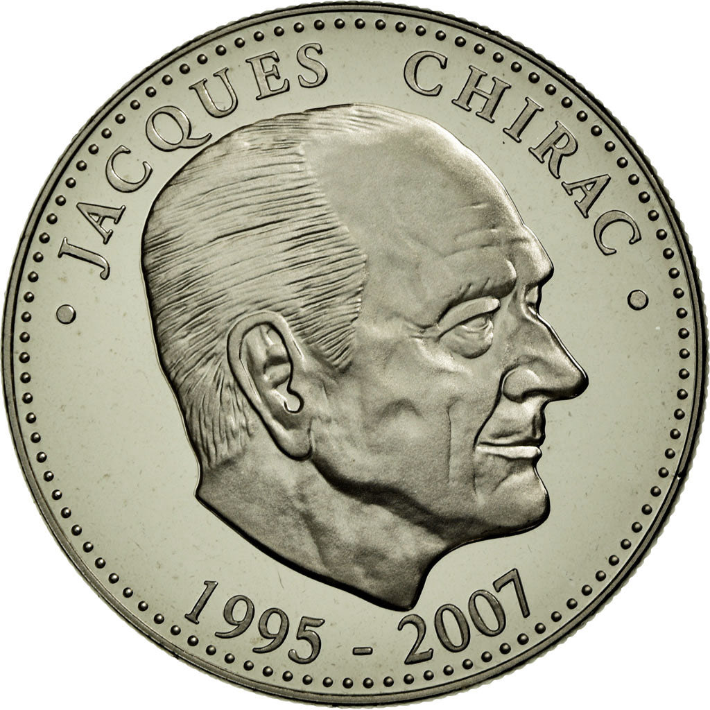 France, Medal, Les Présidents de la République, Jacques Chirac, MS(65-70)