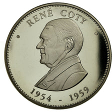 Frankrijk, Medaille, Les Présidents de la République, René Coty, FDC