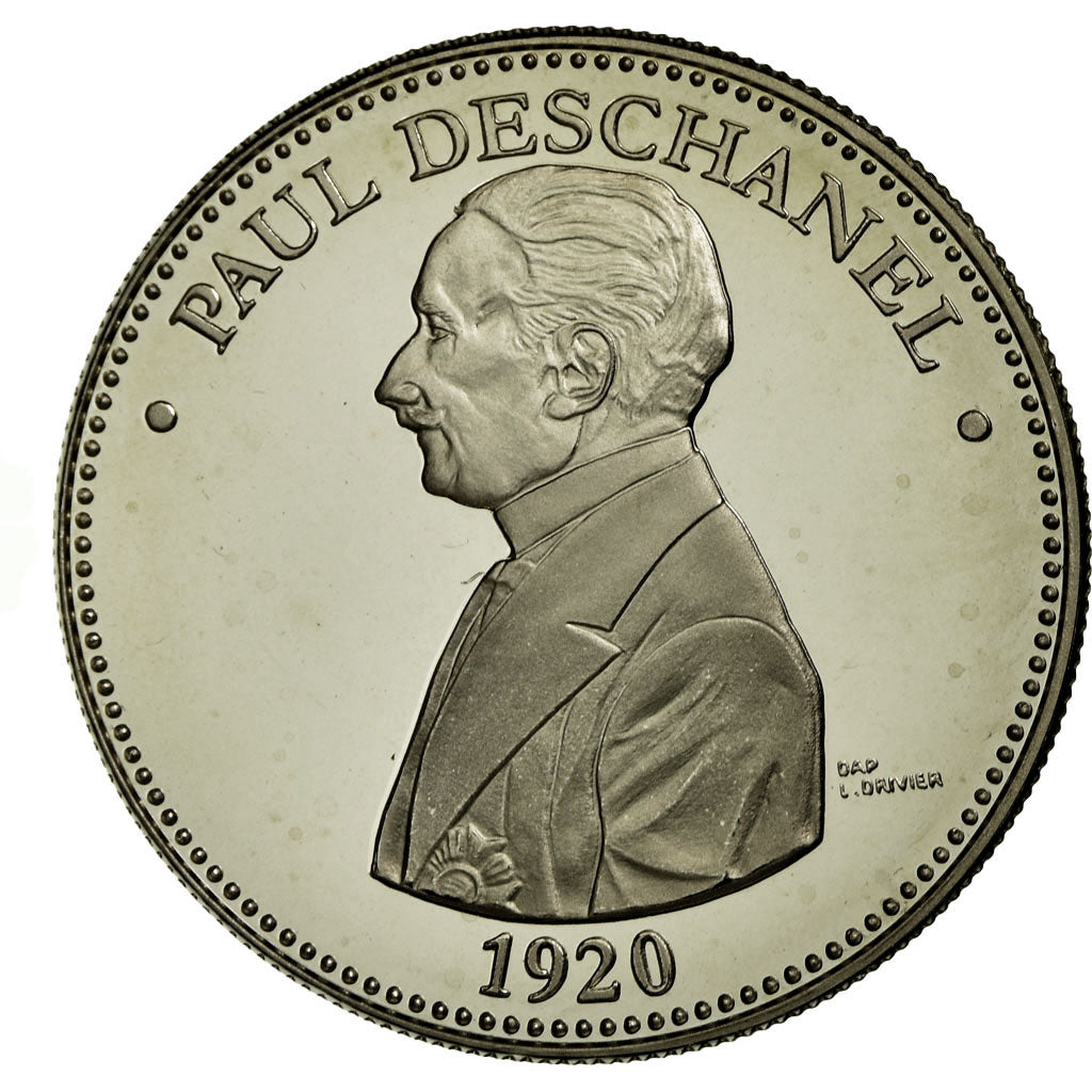 France, Medal, Les Présidents de la République, Paul Deschanel, MS(65-70)