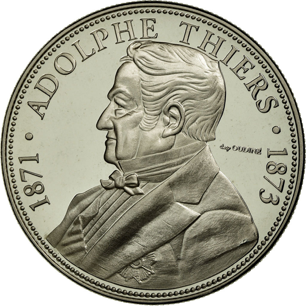 France, Medal, Les Présidents de la République, Adolphe Thiers, MS(65-70)
