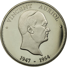 Francia, medaglia, Les Présidents de la République, Vincent Auriol, FDC