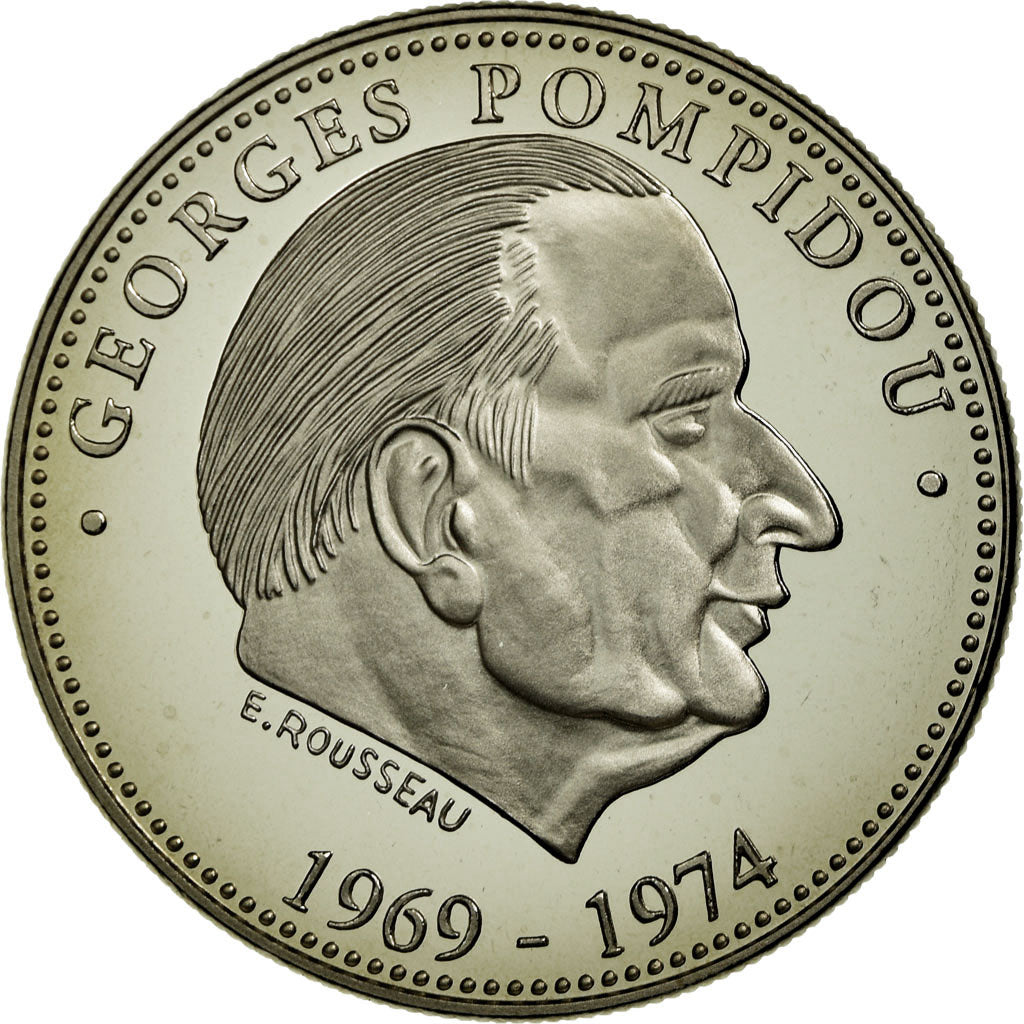 France, Médaille, Les Présidents de la République, Georges Pompidou, FDC