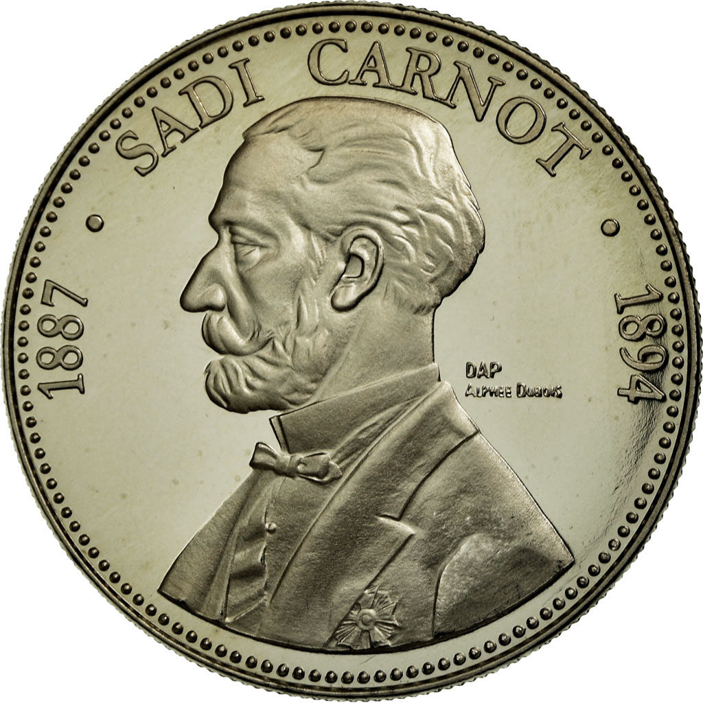 Francia, medaglia, Les Présidents de la République, Sadi Carnot, FDC