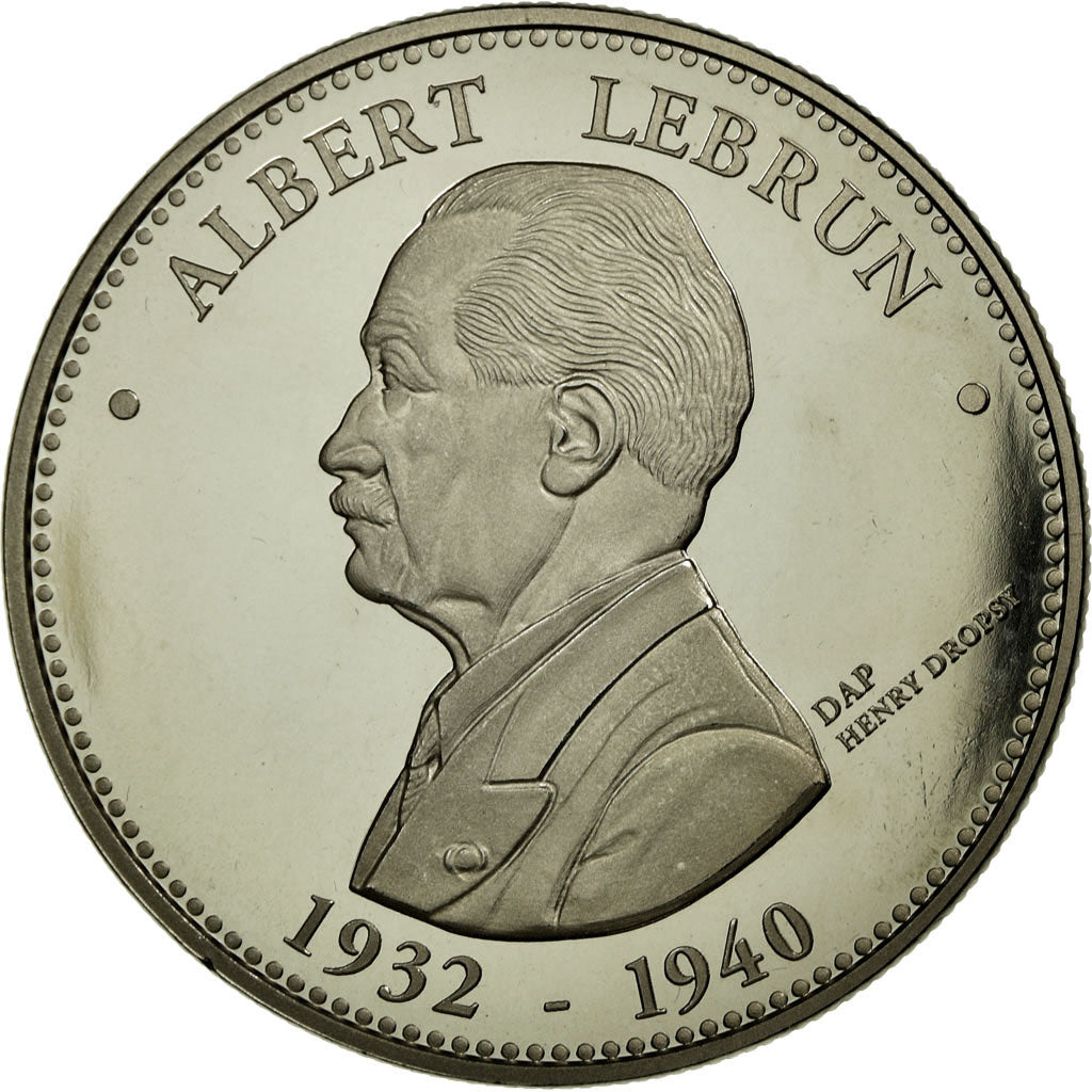 Frankrijk, Medaille, Les Présidents de la République, Albert Lebrun, FDC