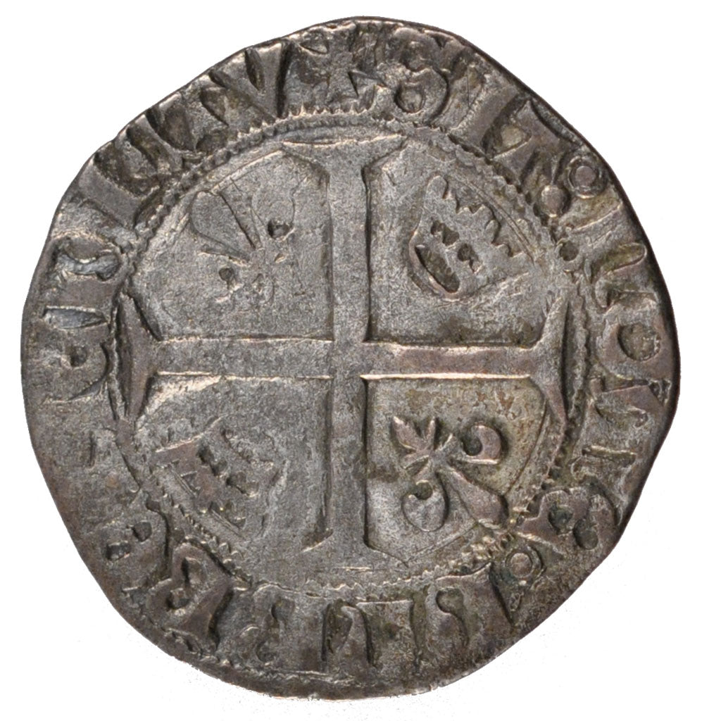 FRANCE, Blanc, 1385, EF(40-45), silver, Duplessy #377, 2.00