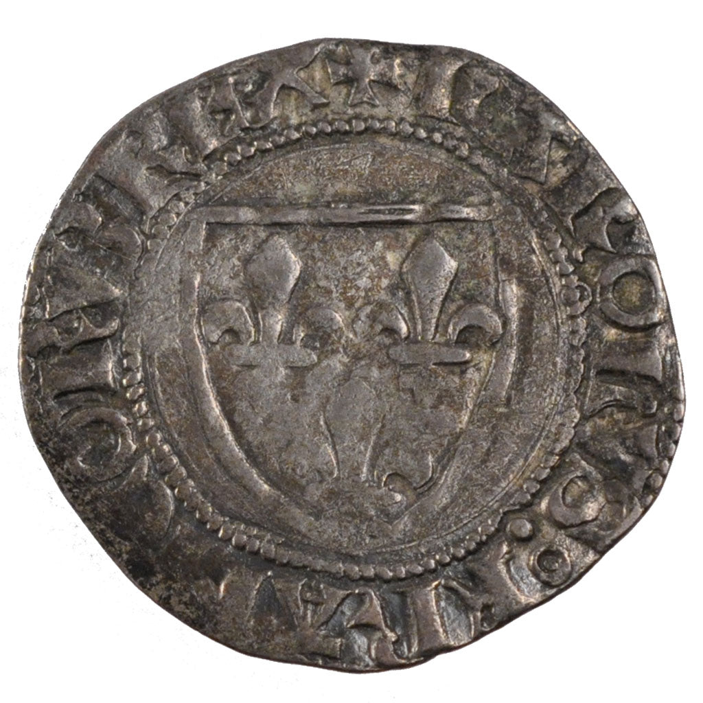 FRANCE, Blanc, 1385, EF(40-45), silver, Duplessy #377, 2.00