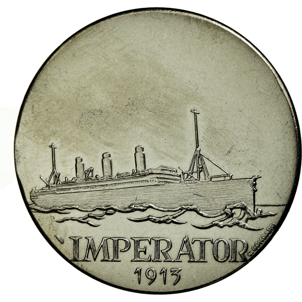 France, Médaille, Les Grands Transatlantiques, Imperator, C. Gondard, FDC