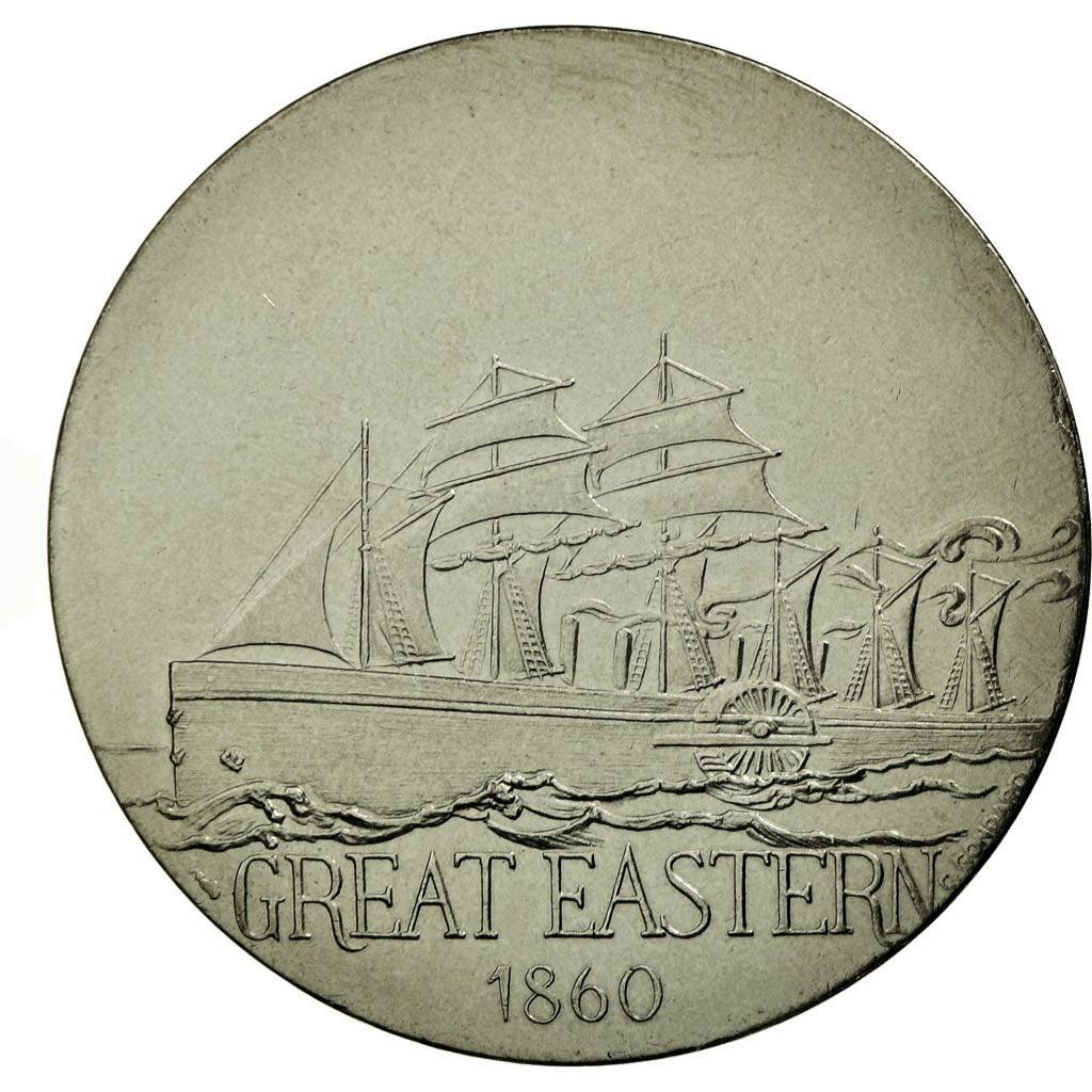 France, Medal, Les Grands Transatlantiques, Great Eastern, C. Gondard