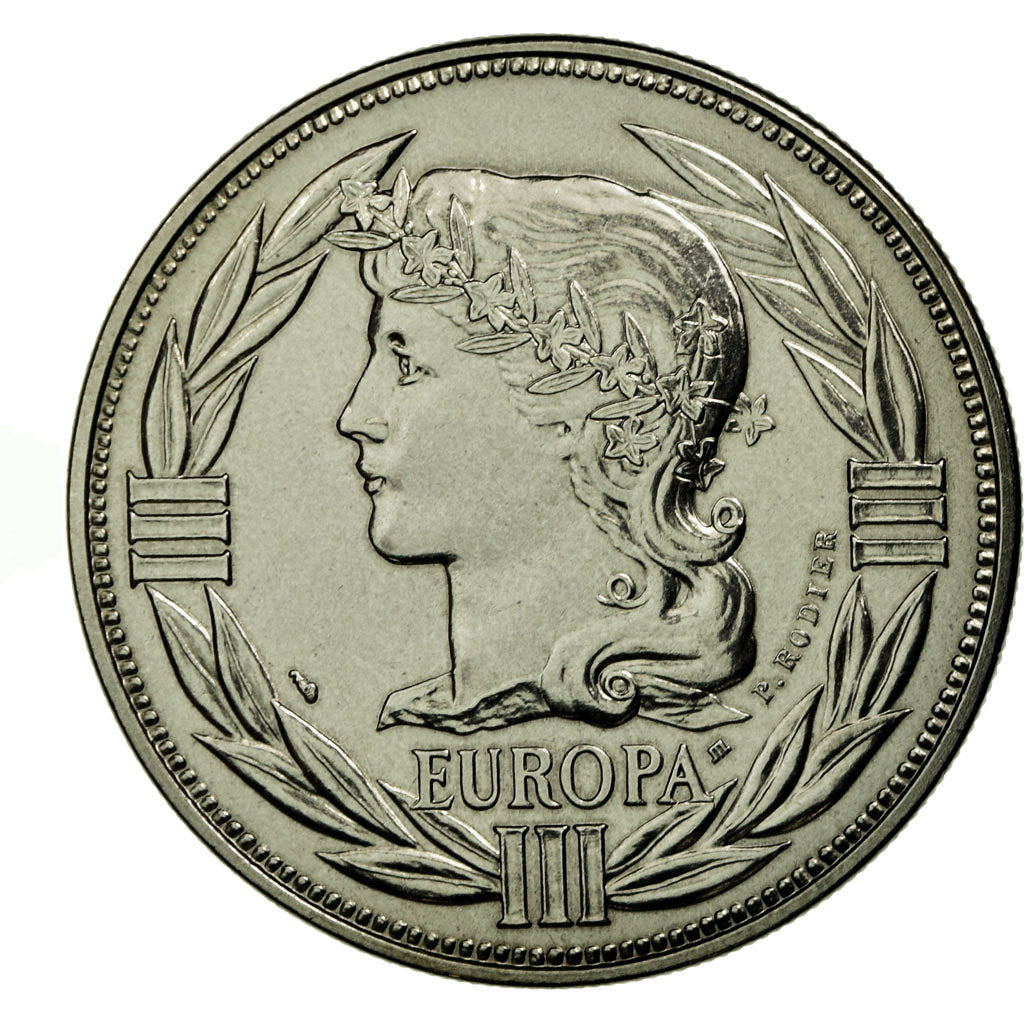 Frankrijk, Medaille, Ecu Europa, Marianne, 1986, Rodier, FDC, Copper-nickel