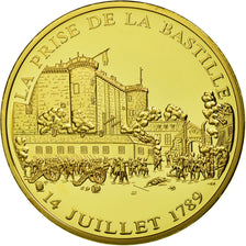 France, Médaille, Révolution Française, Prise de la Bastille, FDC, Copper