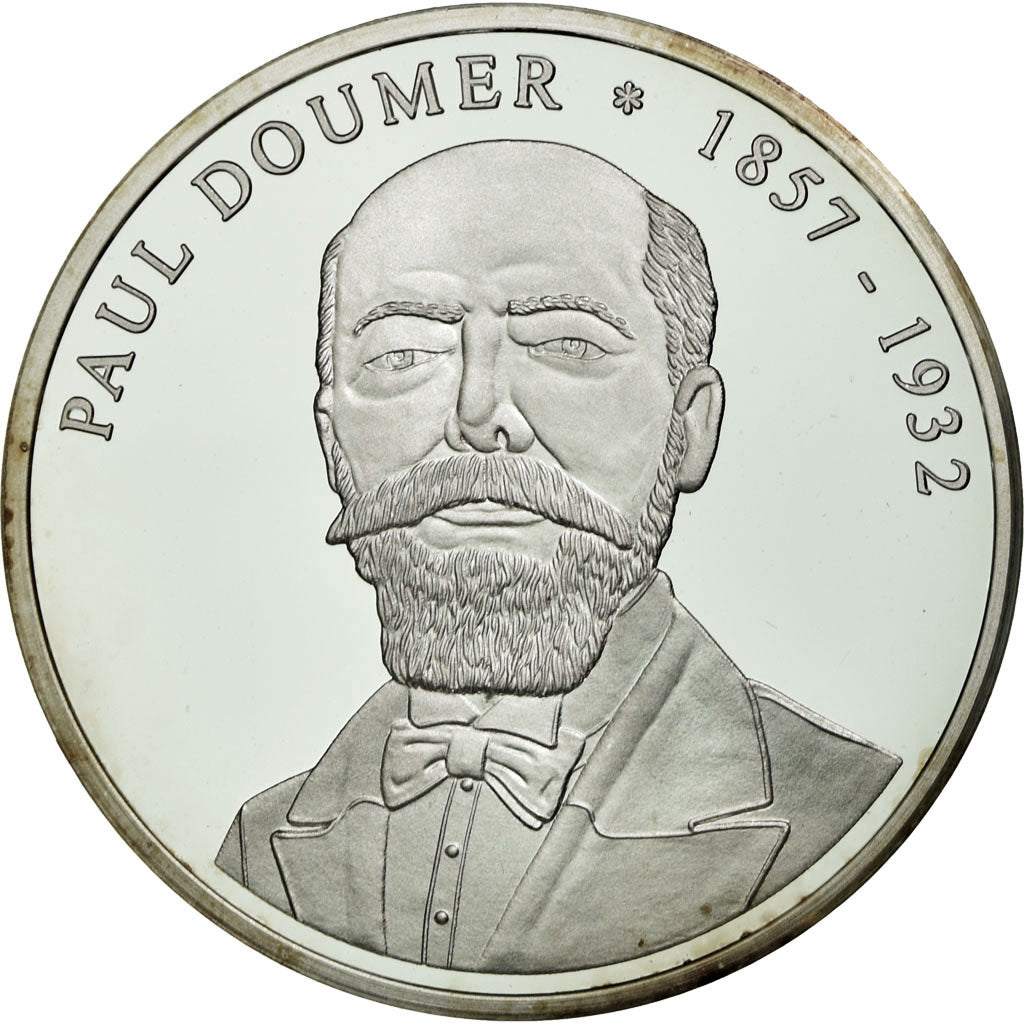 France, Médaille, Les Présidents Français, Paul Doumer, FDC, Cuivre plaqué