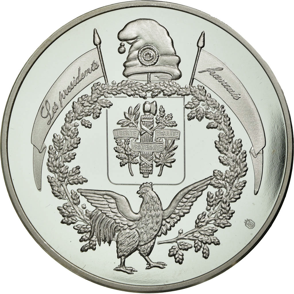 France, Médaille, Les Présidents Français, Paul Doumer, FDC, Cuivre plaqué