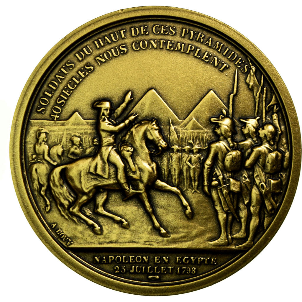 France, Medal, Napoléon Ier en Egypte, Denon, MS(65-70), Bronze