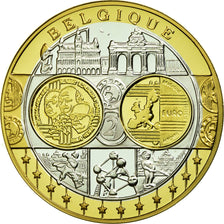 Belgio, medaglia, L'Europe, Belgique, FDC, Argento