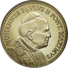 Vatican, Medal, Le Pape Jean-Paul II, MS(65-70), Copper-Nickel Gilt
