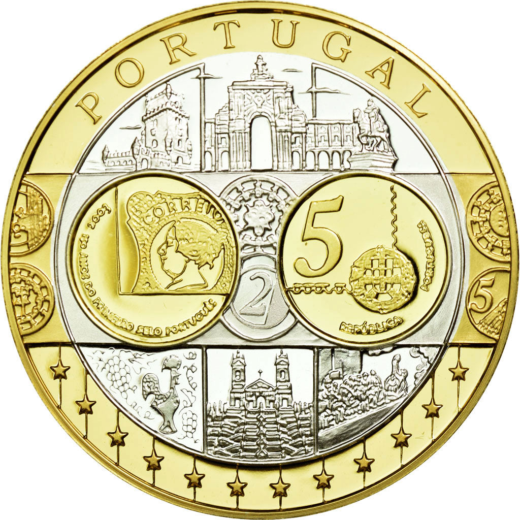 Portugal, Médaille, L'Europe, Portugal, FDC, Argent