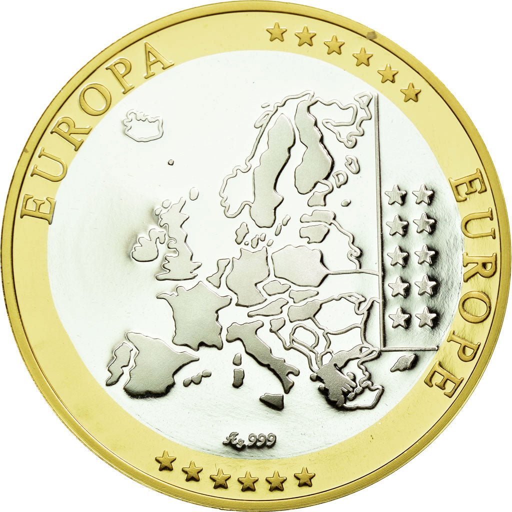 Portugal, Médaille, L'Europe, Portugal, FDC, Argent