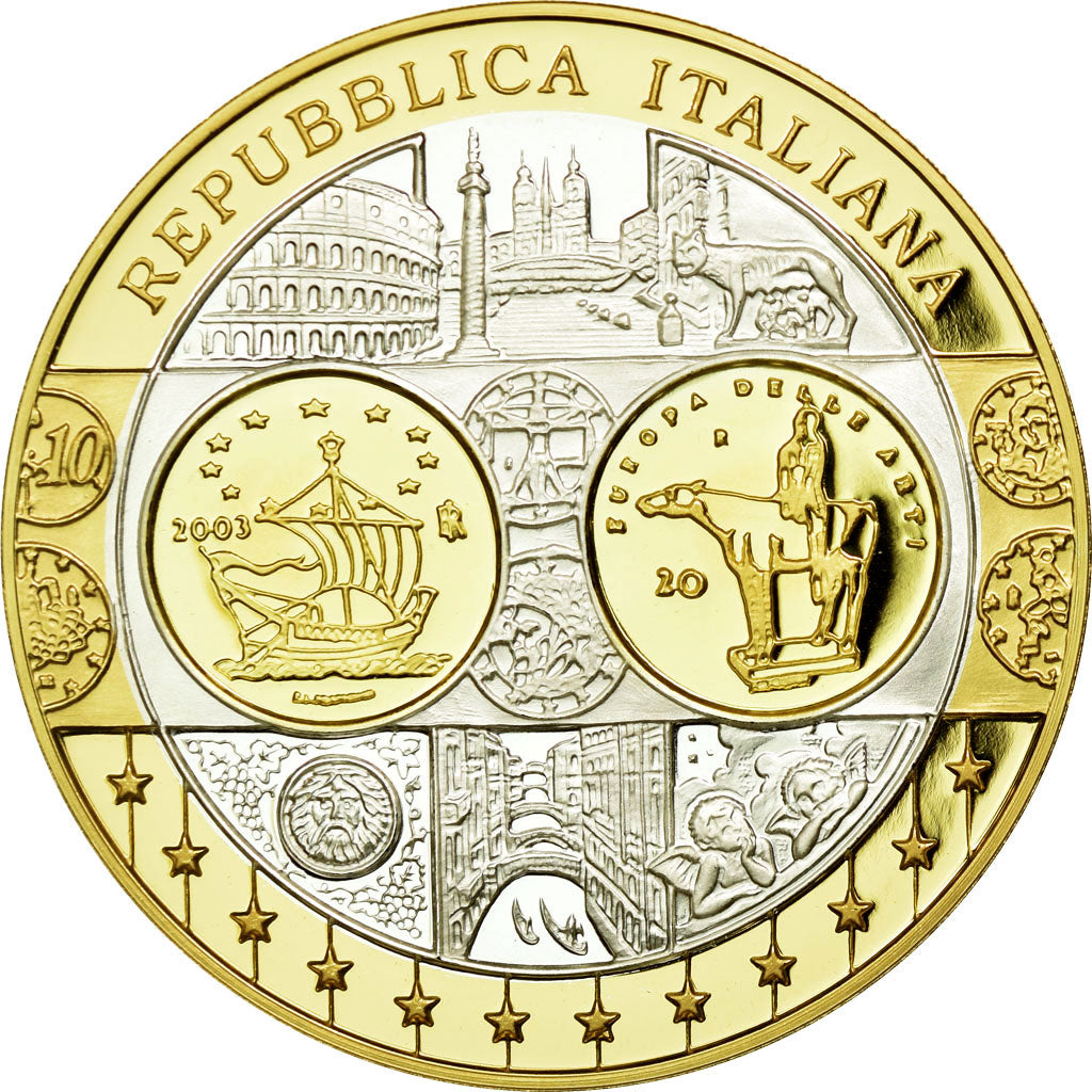 Italien, Medaille, L'Europe, L'Italie, STGL, Silber