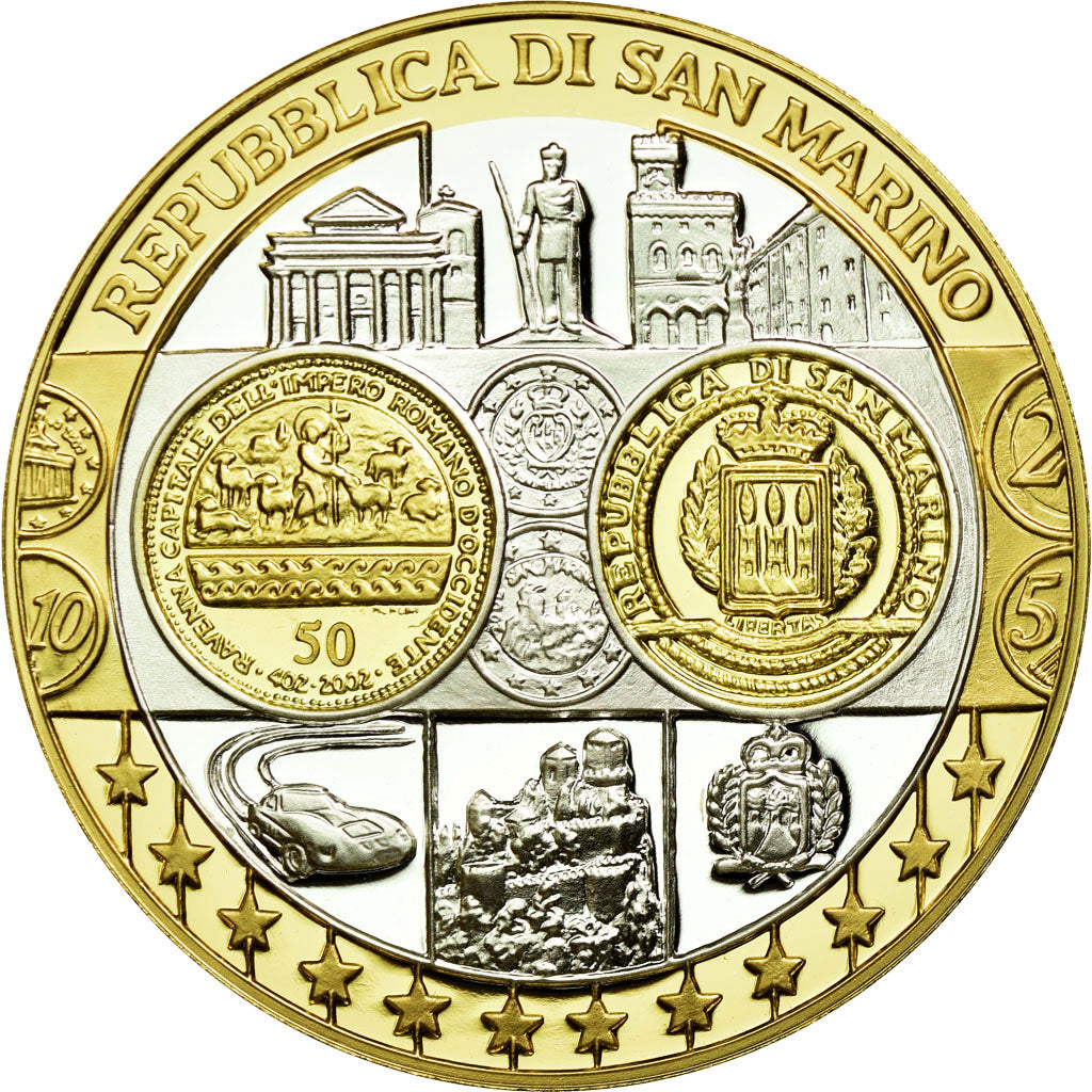 San Marino, Médaille, L'Europe, San Marin, FDC, Argent