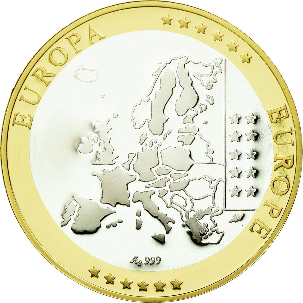 Malte, Médaille, L'Europe, Malte, FDC, Argent