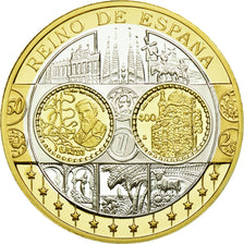 Spagna, medaglia, L'Europe, Espagne, FDC, Argento