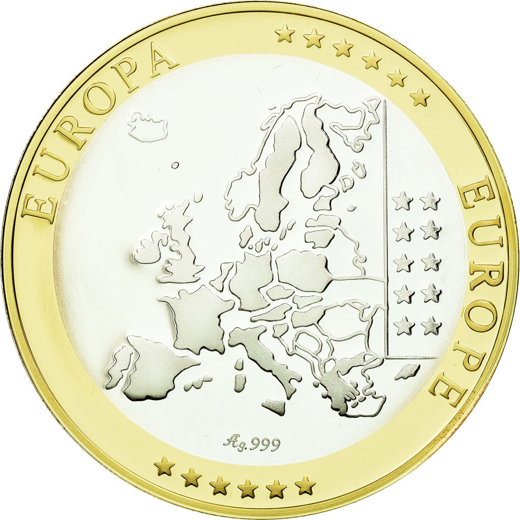 Vaticano, medaglia, L'Europe, Vatican, FDC, Argento