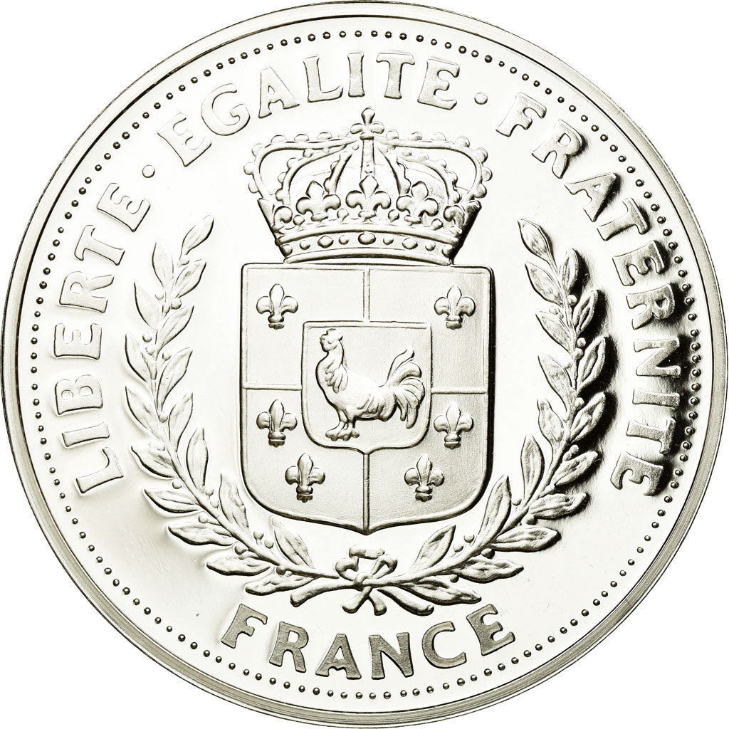 France, Médaille, La Reconstruction de la France, Le Havre, FDC, Argent