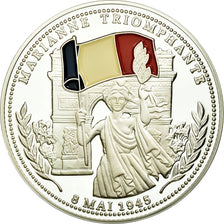 Francia, medaglia, Seconde Guerre Mondiale, Marianne Triomphante, FDC, Argento