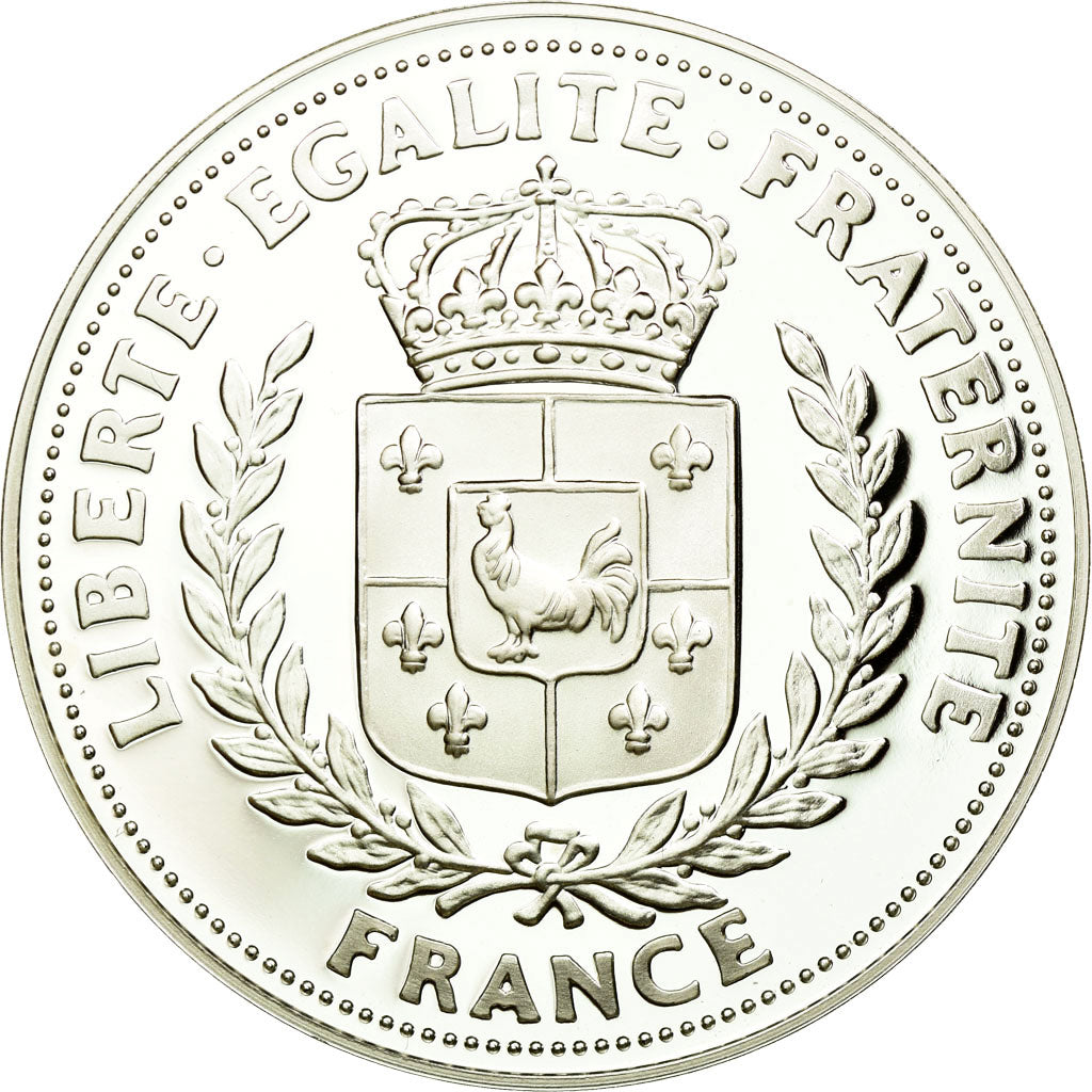 Francia, medaglia, Seconde Guerre Mondiale, Marianne Triomphante, FDC, Argento
