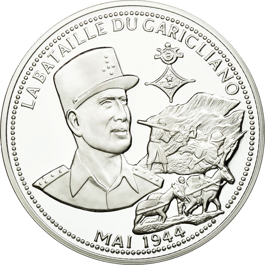 Francja, Medal, Seconde Guerre Mondiale, La Bataille du Garigliano, MS(65-70)