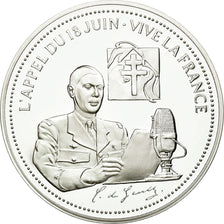 France, Médaille, De Gaulle, l'Appel du 18 juin, FDC, Argent